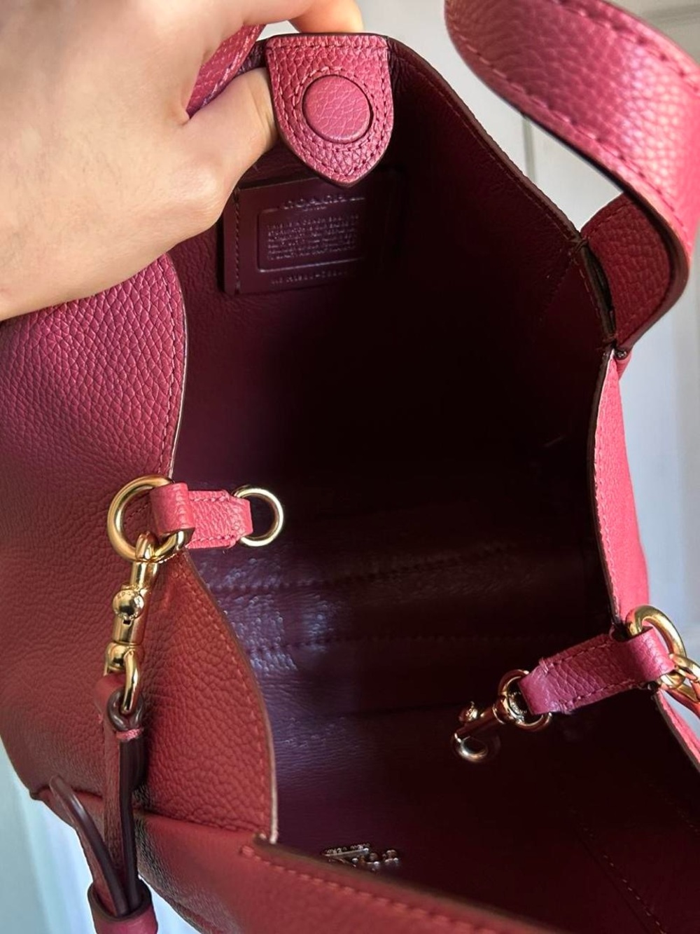 Coach Hadley Hobo 21 in Dusty Pink - Picture 7 of 8